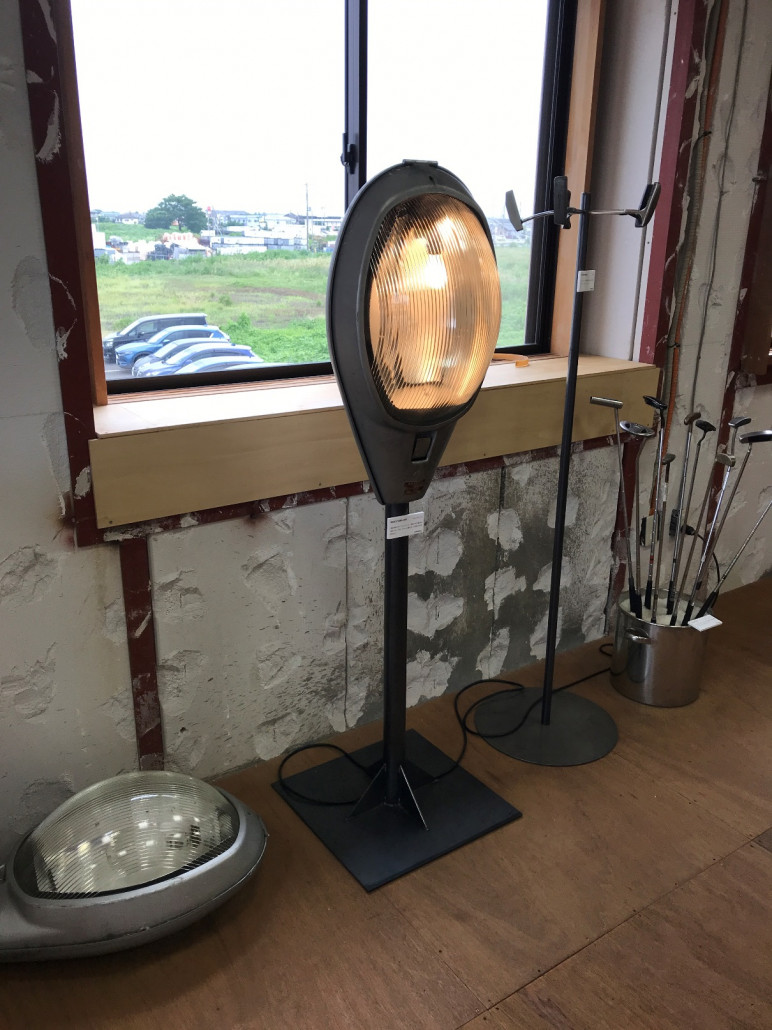 An old street lamp turned into something new