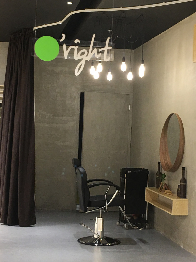 A space designed for custom scalp care services