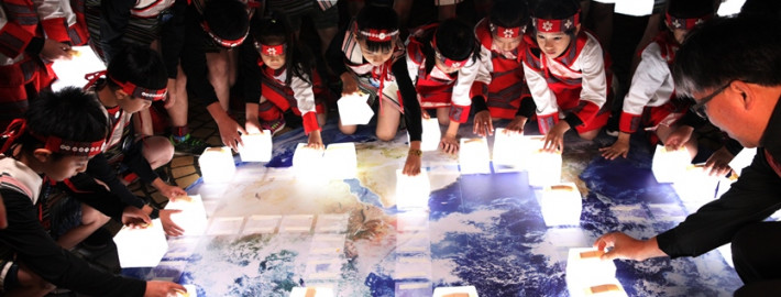 Indigenous children’s choir casts through the darkness to shine a light on climate change.