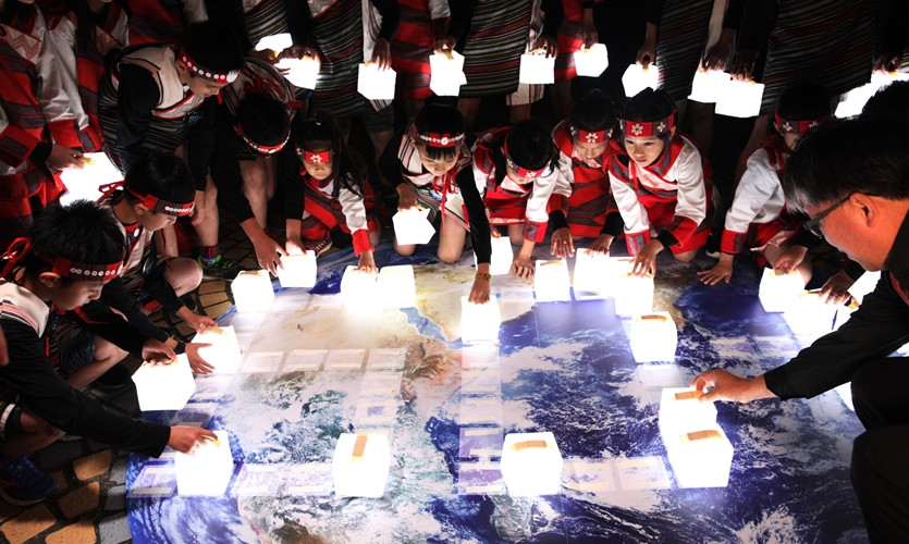 Indigenous children’s choir casts through the darkness to shine a light on climate change.