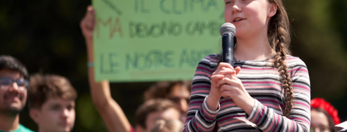 Young students speak up for their future and bravely face the challenges of climate change